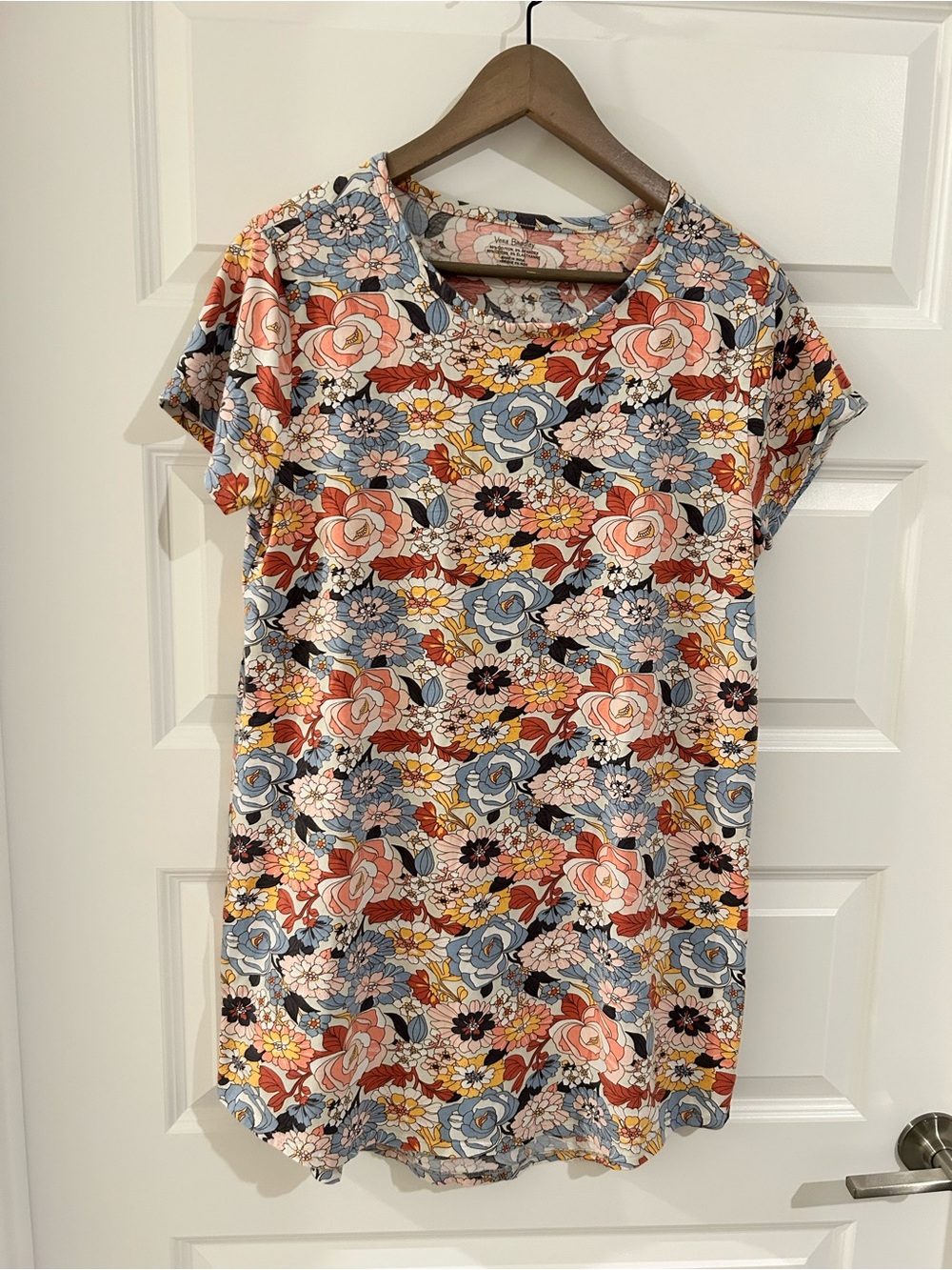 Vera Bradley Floral Nightdress Pink Blue Multi Size S